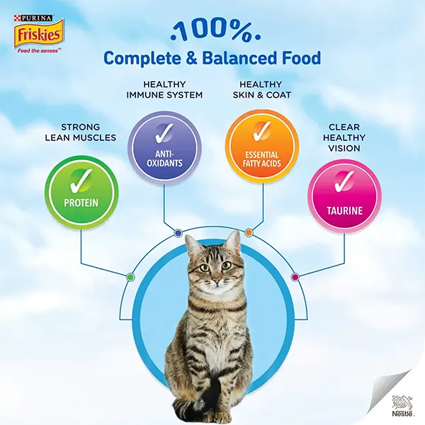 FRISKIES CAT FOOD SEAFOOD SENSATIONS FLAVOUR 1.1kg