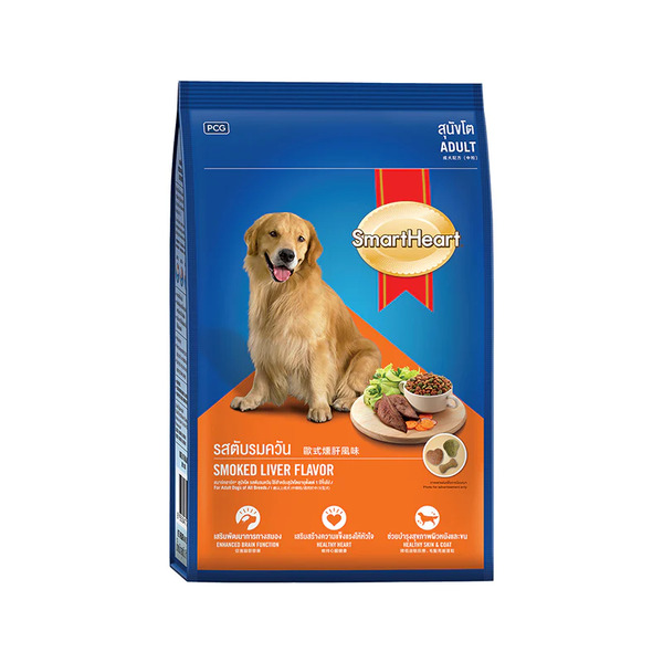 SmartHeart Smoked Liver Adult Dry Dog Food
