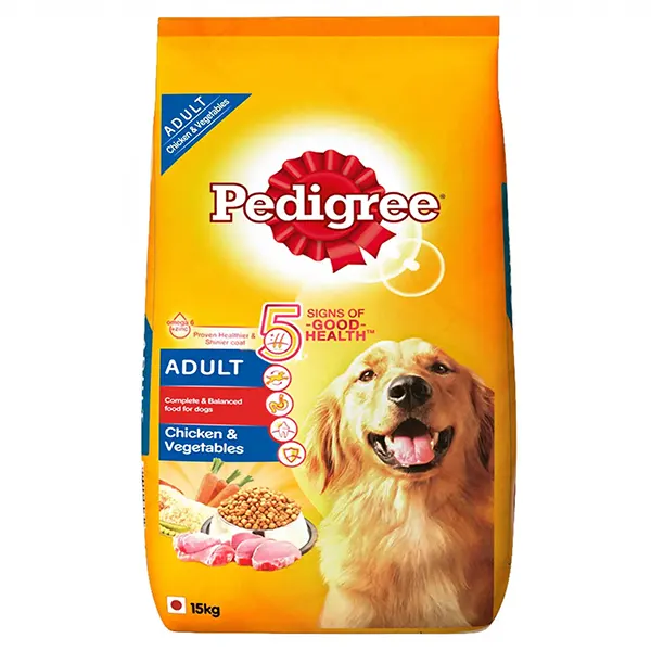Pedigree Chicken & Vegetables Adult Dry Dog Food