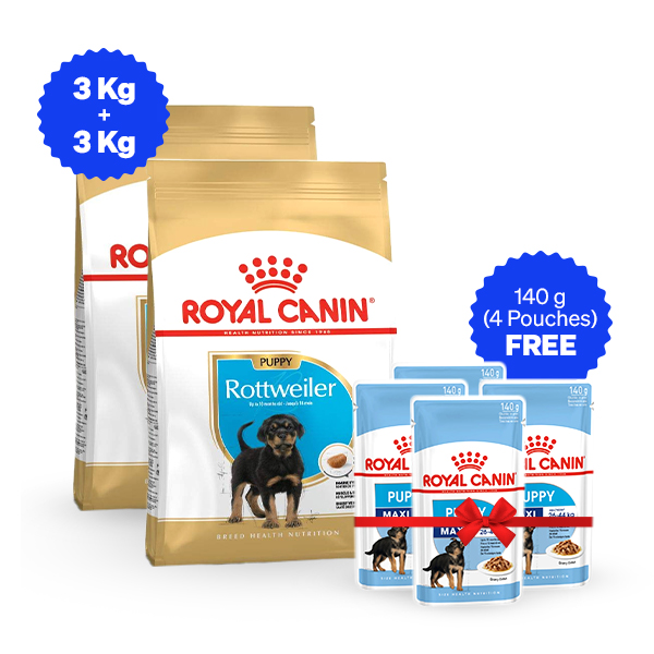 Royal Canin Labrador Retriever Puppy Dry Dog Food - 3 Kg + 3 Kg + Free Wet Food